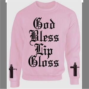 Jeffree Star Beauty Forever Pink Graphic Crewneck Sweatshirt, Size Large, NWOT